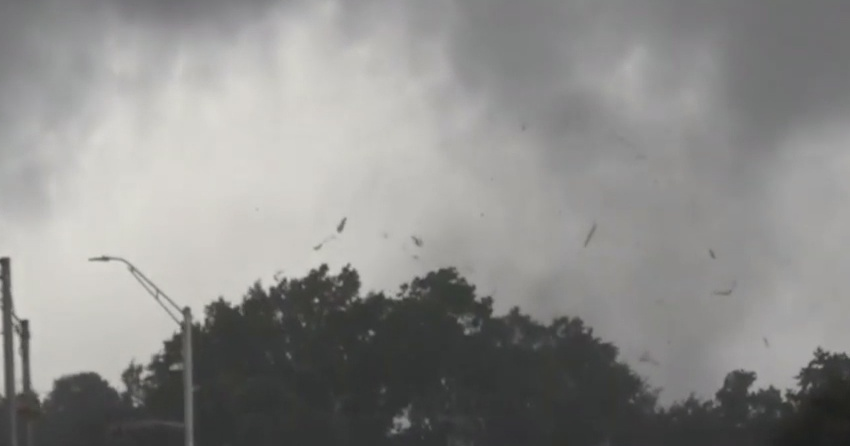 VIDEO Tornado Rips Through Canton Images From CBS 11 Storm Chaser Jason McLaughlin CBS Texas