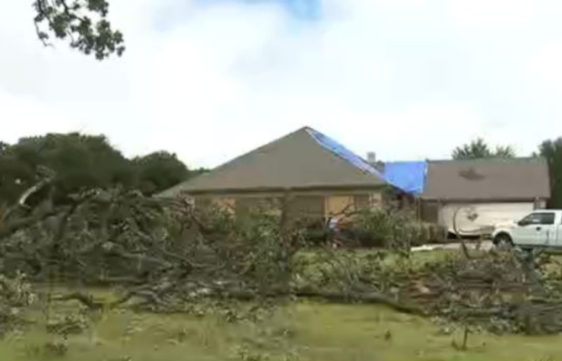 Kemp tornado damage 