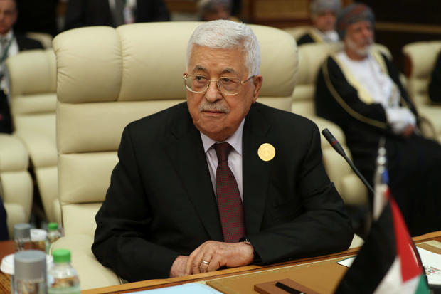 Palestinian President Mahmoud Abbas attends the Arab summit in Mecca 