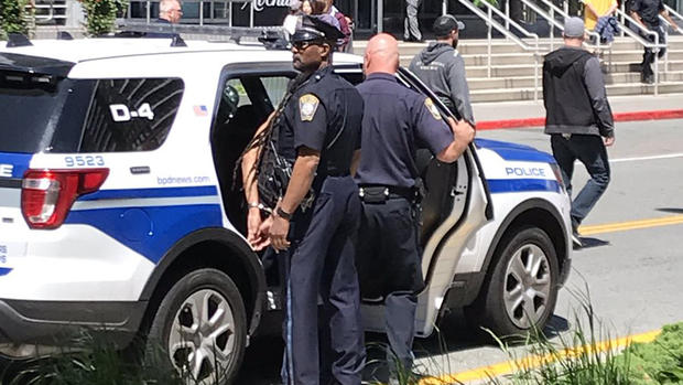 boston police shooting handcuffs 