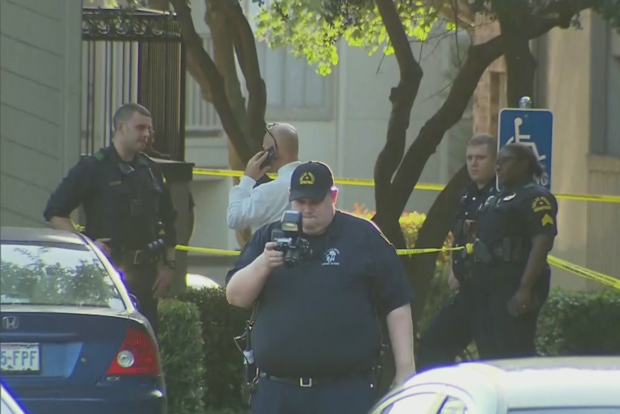Dallas Police investigate a homicide 