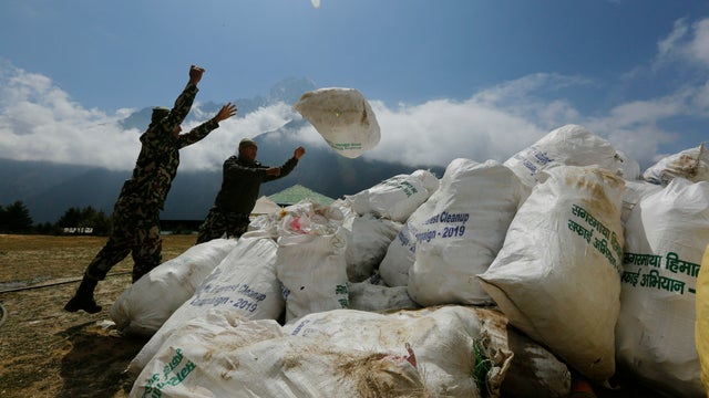 Nepal Everest Garbage 