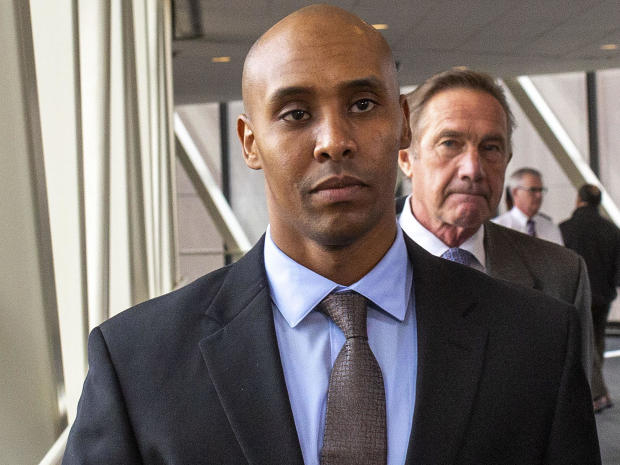 Former Minneapolis police officer Mohamed Noor leaves the Hennepin County Government Center in Minneapolis, Minnesota, on April 2, 2019. 