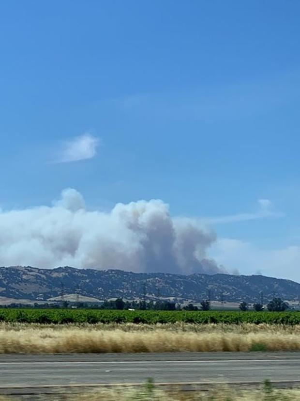 SAND FIRE FROM I-5 CREDIT NOELLE BORBA 