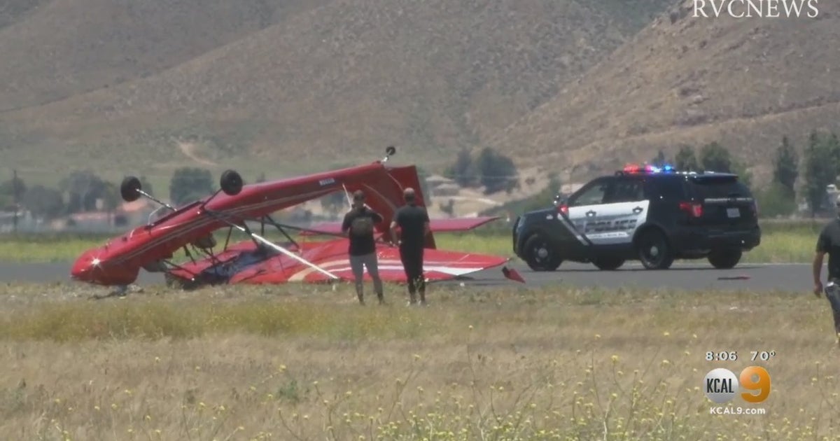 Pilot Killed In Small Plane Crash At HemetRyan Airport CBS Los Angeles