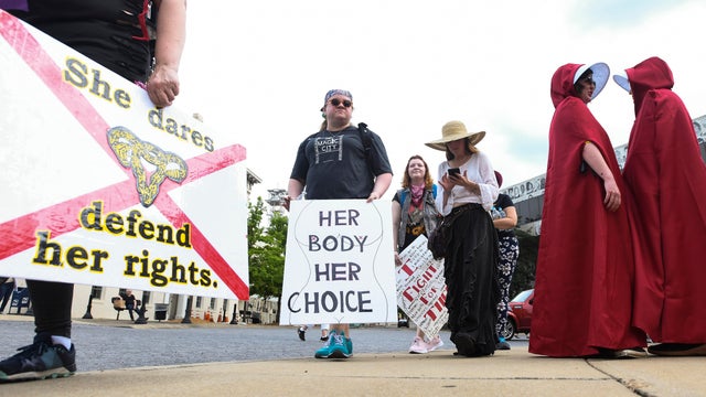 March For Reproductive Freedom Held In Response To New Alabama Abortion Law 