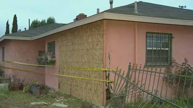 Stolen Car Slams Into House In Garden Grove 