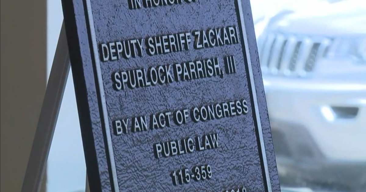 Wife & Leaders Help Unveil Post Office Dedication For Deputy Zackari