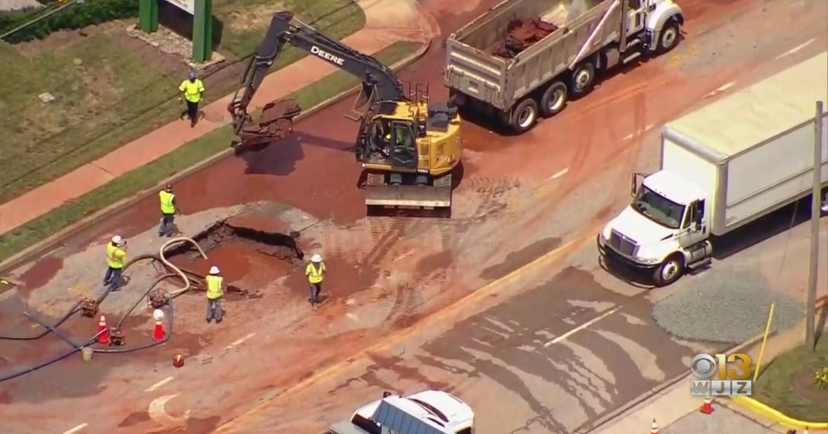 Second Water Main Break In A Week Closes York Road In Baltimore County ...