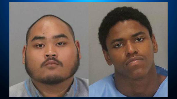 San Jose armed robbery shooting suspects Kevin Ta and Lenard Hall 