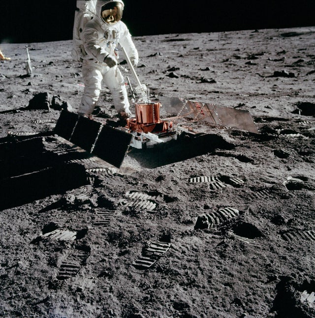 50 photos taken on the moon