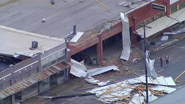 Greenville Storm Damage - Chopper 11 - Credit CBS 11 (6) 