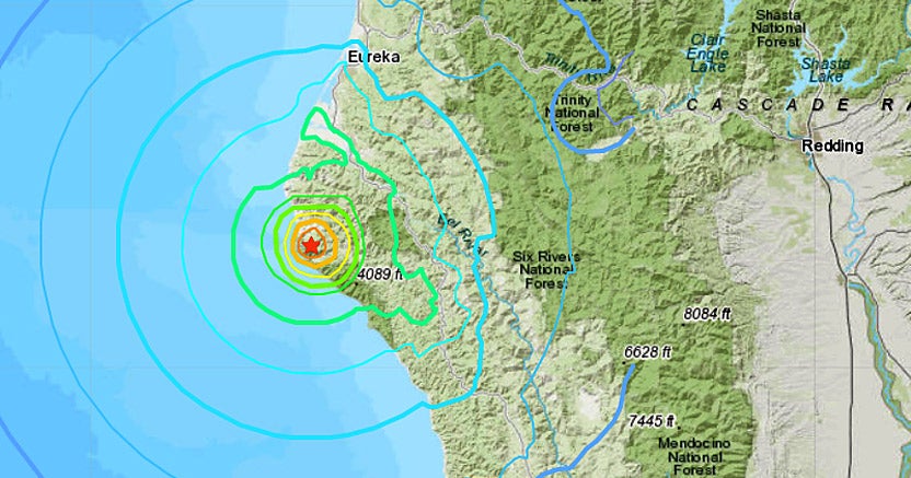 Earthquake in san francisco today