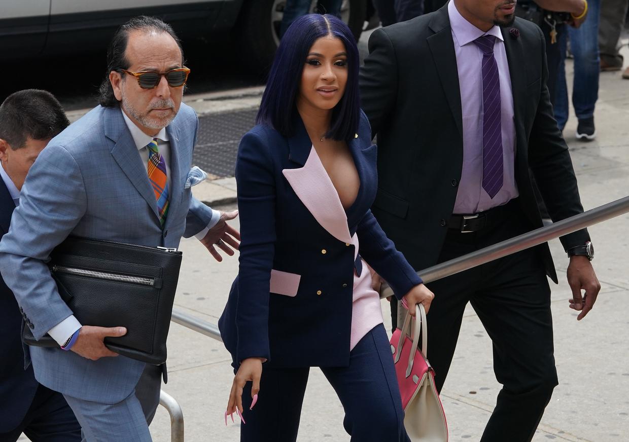 Cardi B Pleads Not Guilty To Felony Charges Over Strip Club Brawl - CBS ...