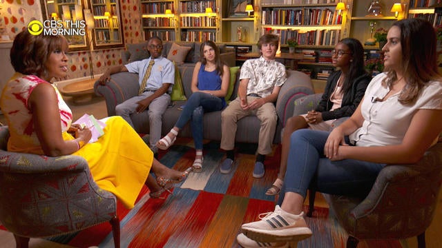 "CBS This Morning" co-host Gayle King with five kids from 12 to 18 years old who are all daily Instagram users. 