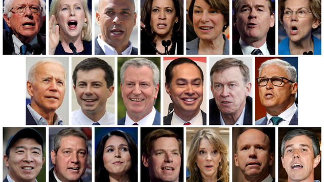 FILE PHOTO: Twenty 2020 Democratic presidential candidates who will participate in the party's first debate in Miami later this month 