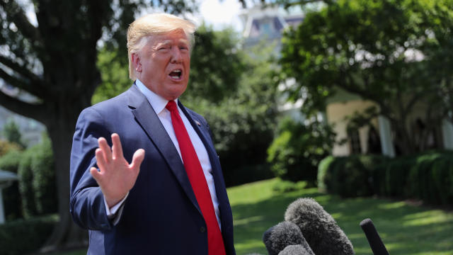 U.S. President Trump departs for travel to Japan from the White House in Washington 