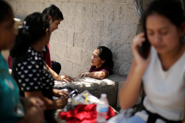 Central American migrants return to Mexico from the United States to await their court hearing for asylum seekers as part of the legal proceedings under a new policy established by the U.S. government, in Ciudad Juarez 