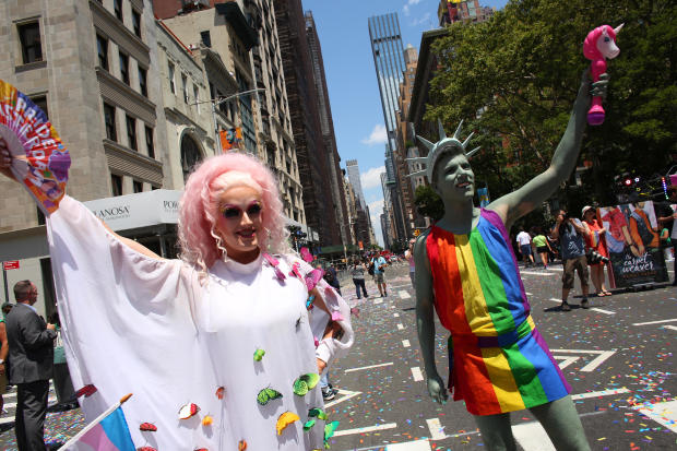 Thousands Flock To Annual Pride March  In New York City 