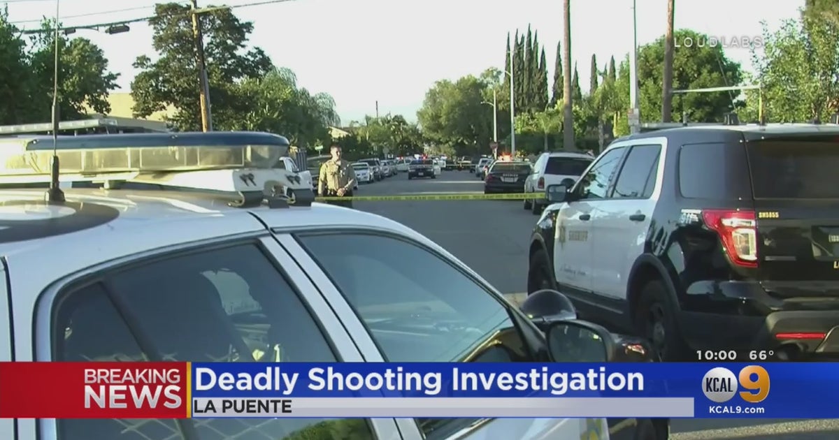 1 Dead, 2 Wounded In La Puente Shooting CBS Los Angeles