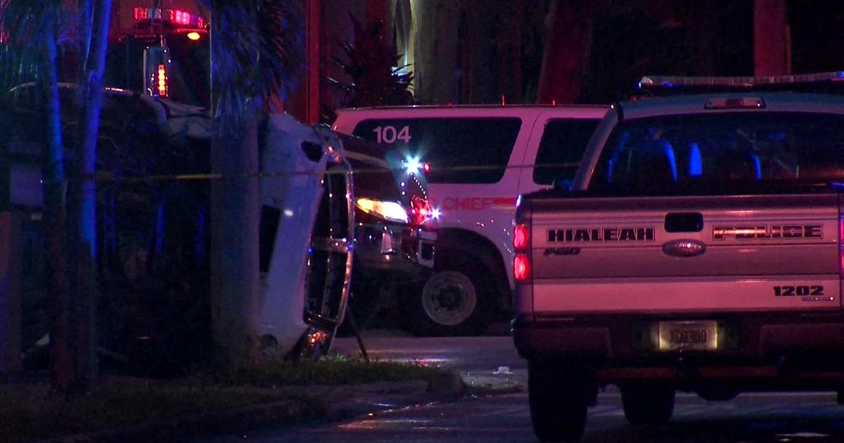 Woman Killed, Man Injured In Hialeah Hit & Run - CBS Miami