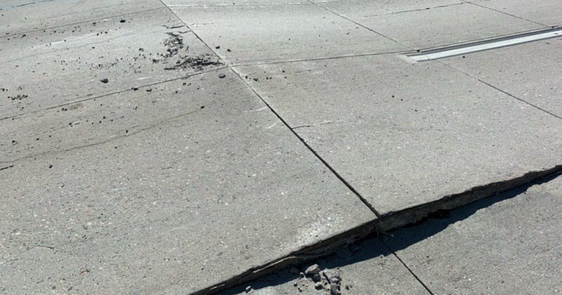 High Heat Causes Part Of Parker Road To Buckle CBS Colorado