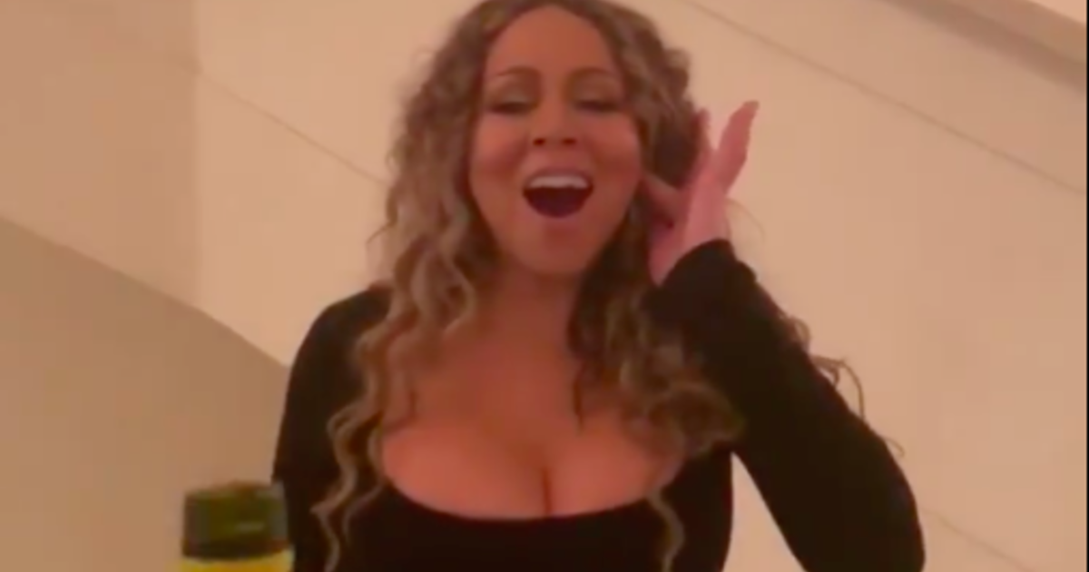 Mariah Carey Bottle Cap Mariah Carey Puts Her Own Unforgettable Spin On The Viral 