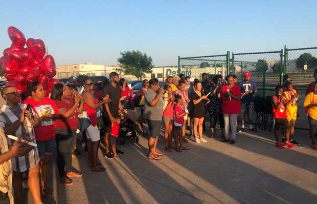 Vigil for Ricky Tave in DeSoto 