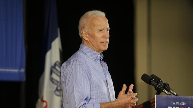 Joe Biden On The Campaing Trail In Marshalltown, Iowa 