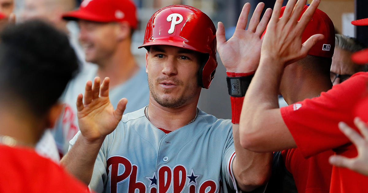 Phillies All-Star Catcher J.T. Realmuto, Wife Celebrate Second
