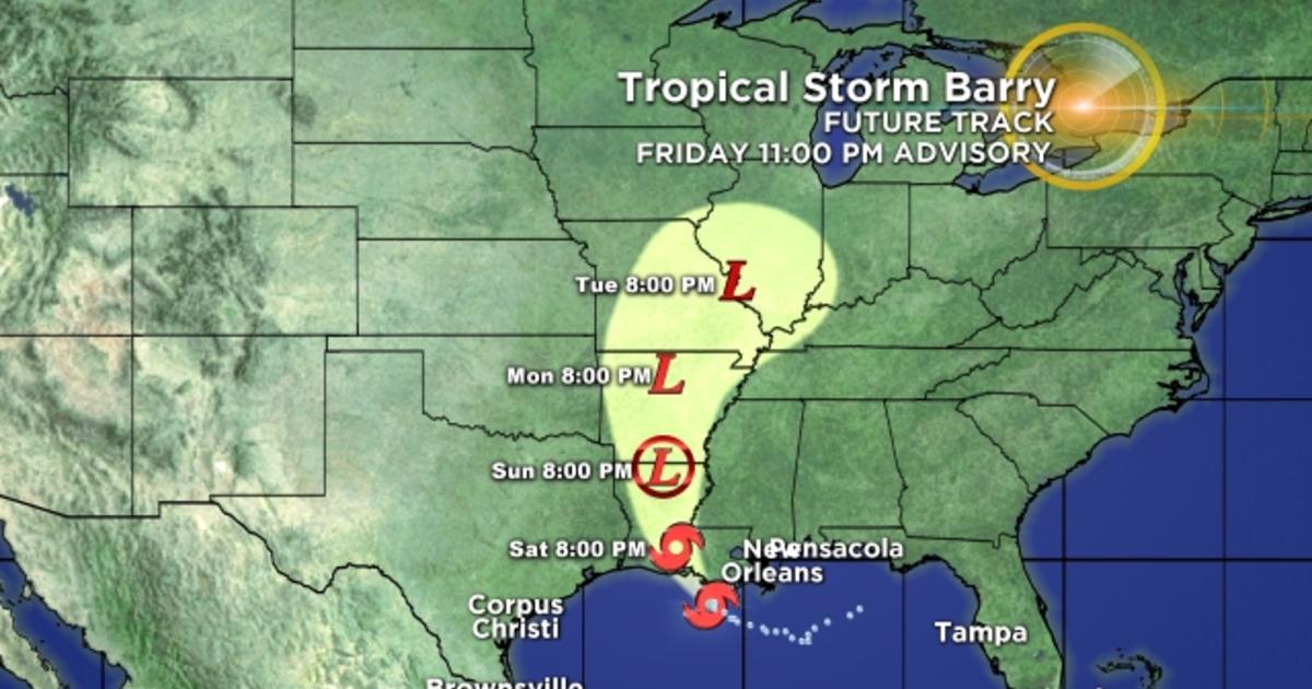 Tracking The Tropics: Barry Expected To Be A Hurricane By Landfall ...