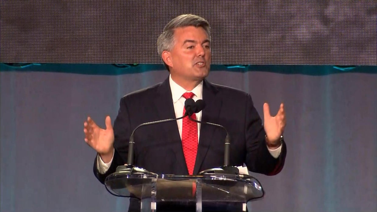 Cory Gardner Defends Credentials At Western Conservative Summit CBS