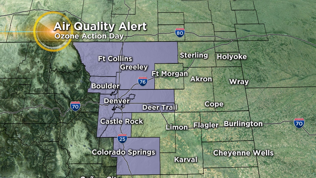 Health Officials Issue Colorado Front Range Pollution Alert CBS Colorado