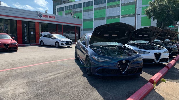 Cars being repossessed from Alfa Romeo of Dallas