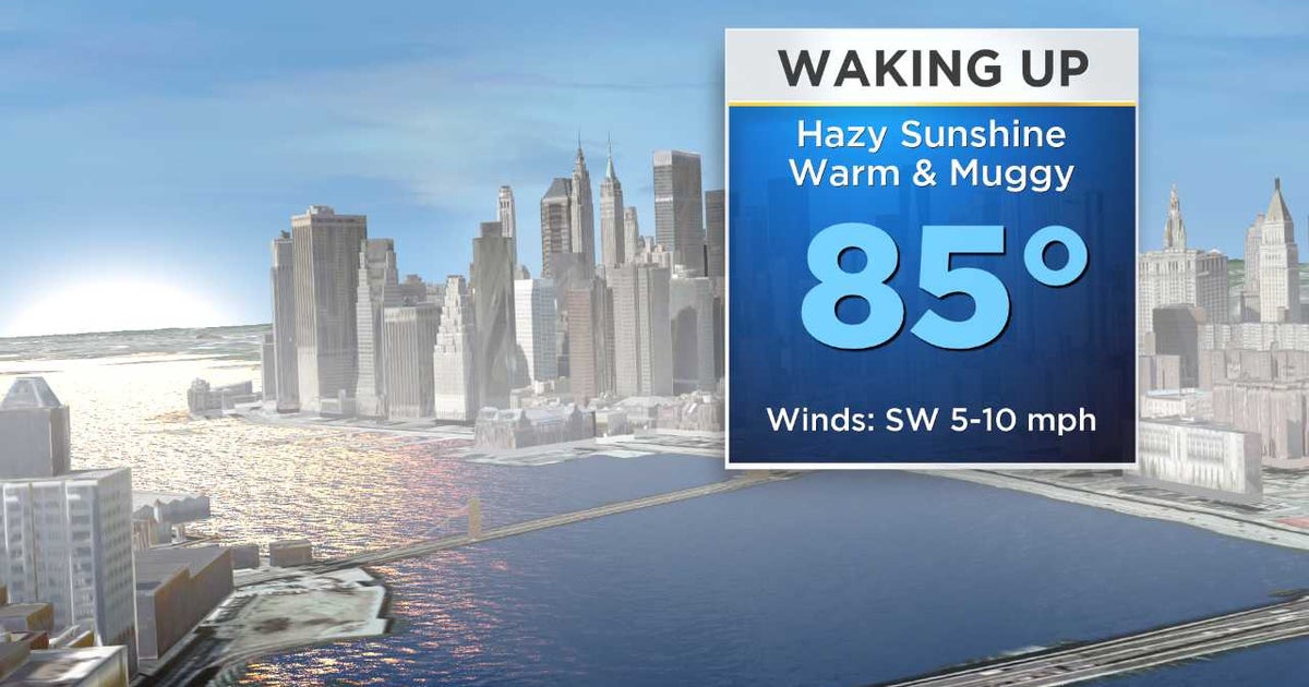 New York Weather 7/21 CBS2 Sunday Morning Forecast CBS New York