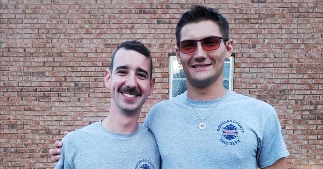 Colorblind firefighter moved to tears seeing the American flag's colors ...