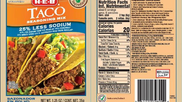 Casa Mamita Less Sodium Taco Seasoning Mix 1 oz