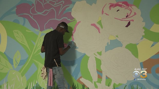 suburban street mural