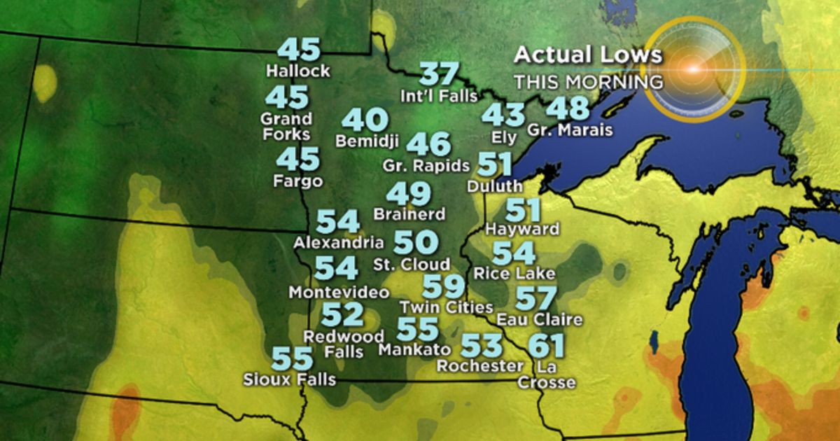 Minnesota Weather Temperatures Dip To 37 Degrees In International