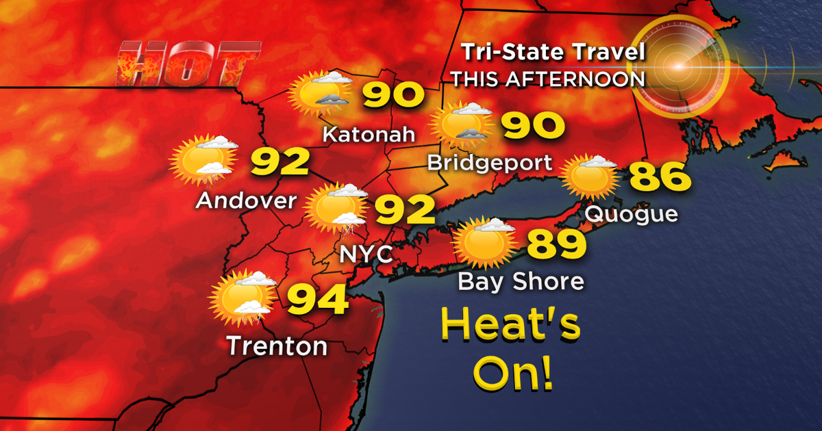 New York Weather CBS2 7/30 Tuesday Afternoon Forecast CBS New York