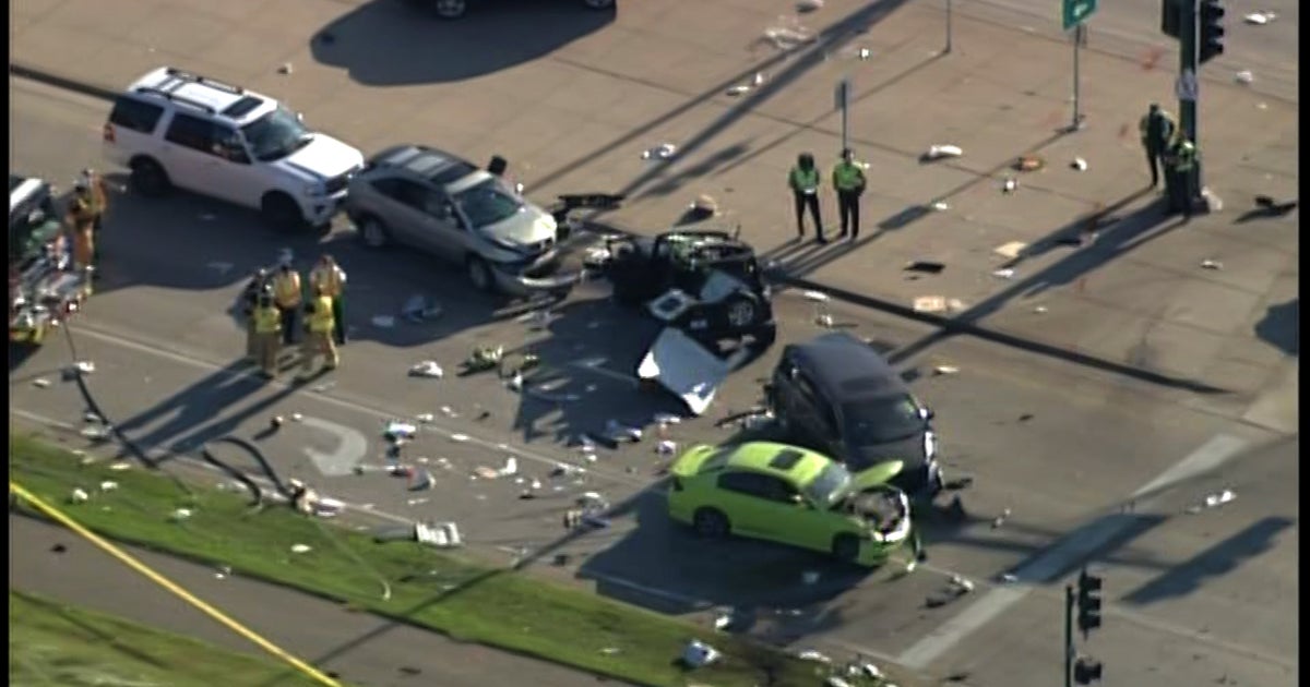 Driver Involved In Police Chase Dies After MultiVehicle Crash CBS