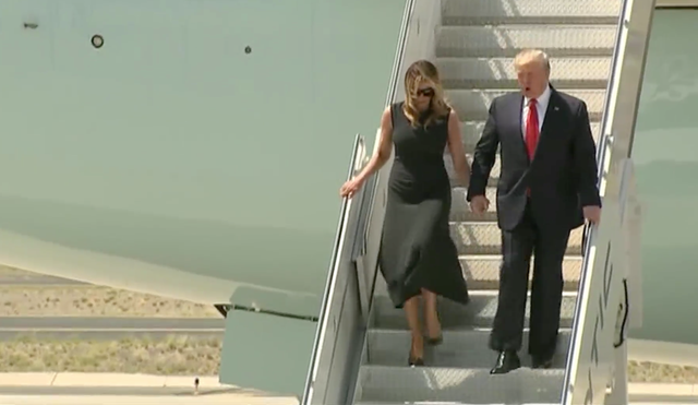 President Donald Trump and First Lady Melania Trump 
