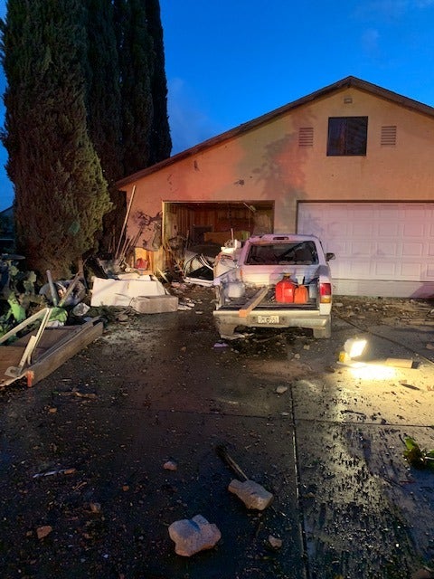 Scene of the crash in Manteca (swipe for more) 