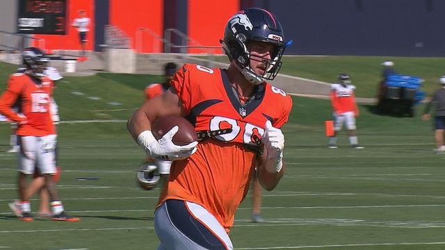 Broncos tight end Jake Butt catching groove in mandatory minicamp