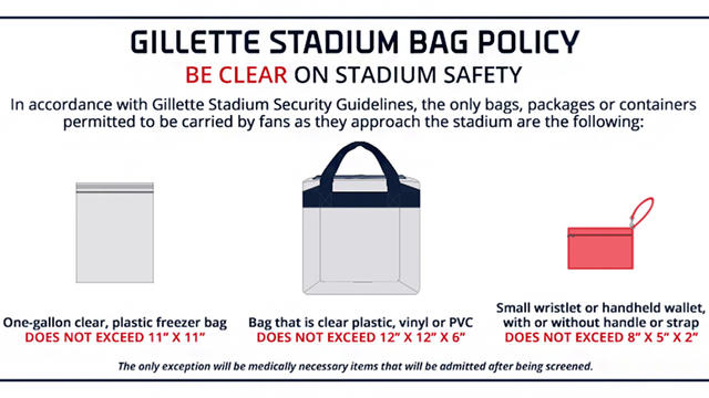 Bag Policy - Gillette Stadium