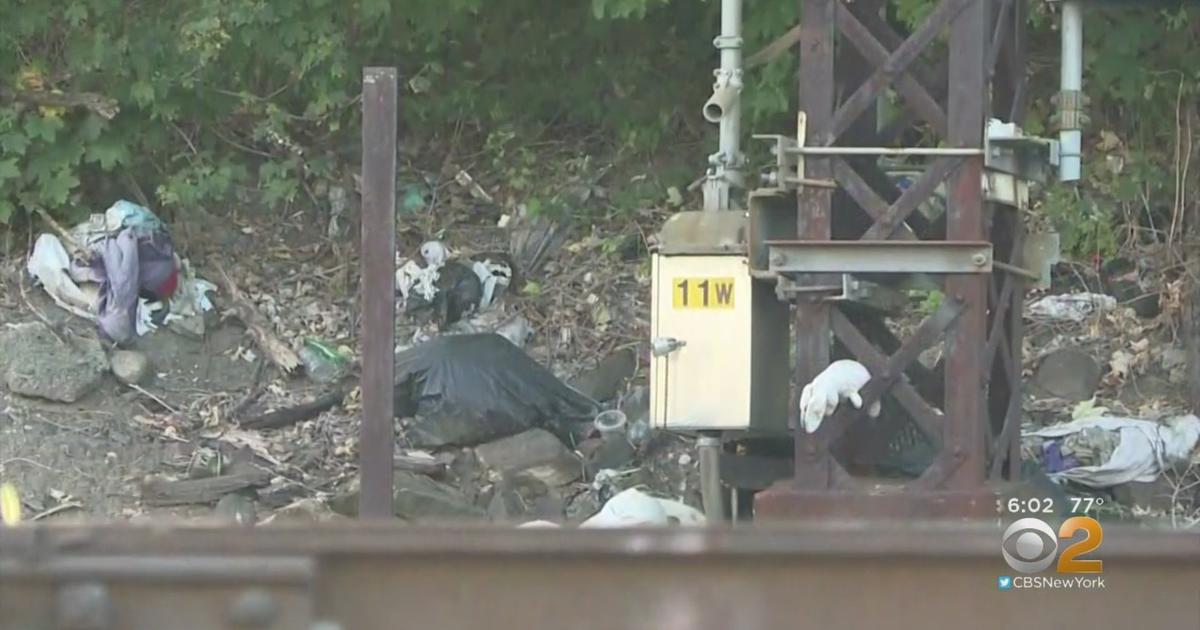 Metro North Workers Seen Ignoring Giant Trash Pile Growing Dangerously