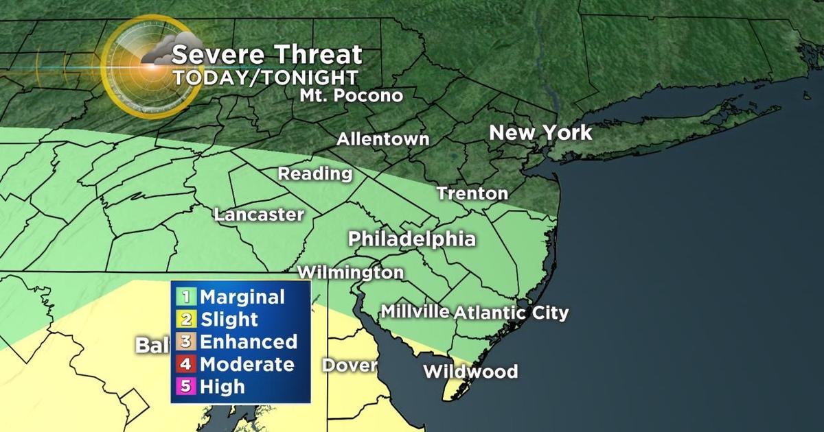 Philadelphia Weather: Severe Storms To Bring Heavy Rain, Gusty Winds To ...