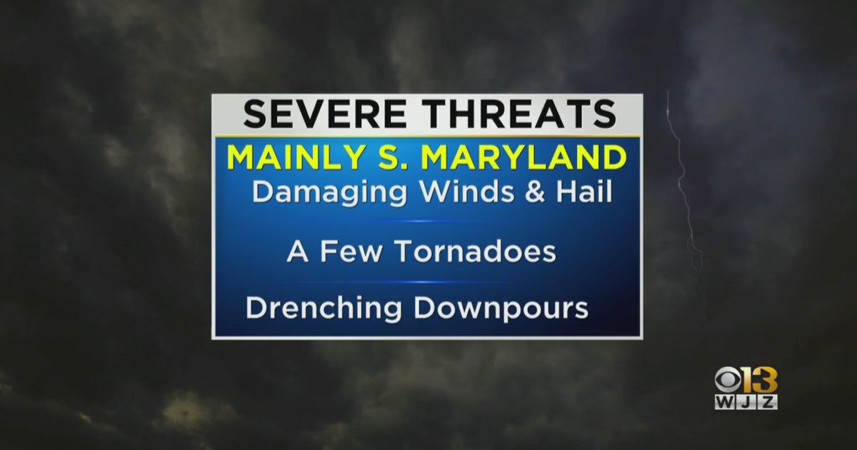 Maryland Weather: Severe Storms Possible Tuesday In Parts Of State ...