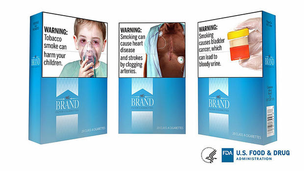 Graphic warnings for cigarette packs 