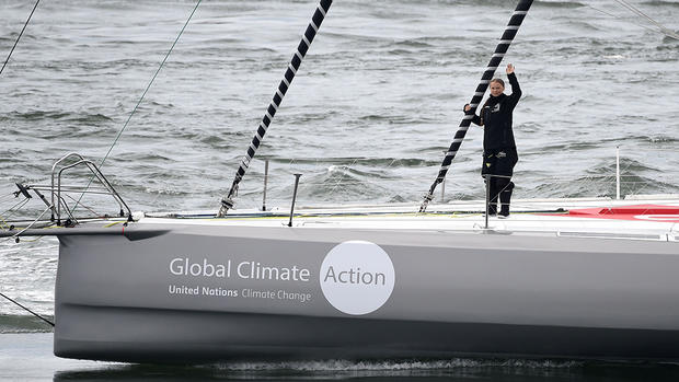 Teen Eco-Activist Traveling To NY From England Aboard Solar-Powered Sailboat 
